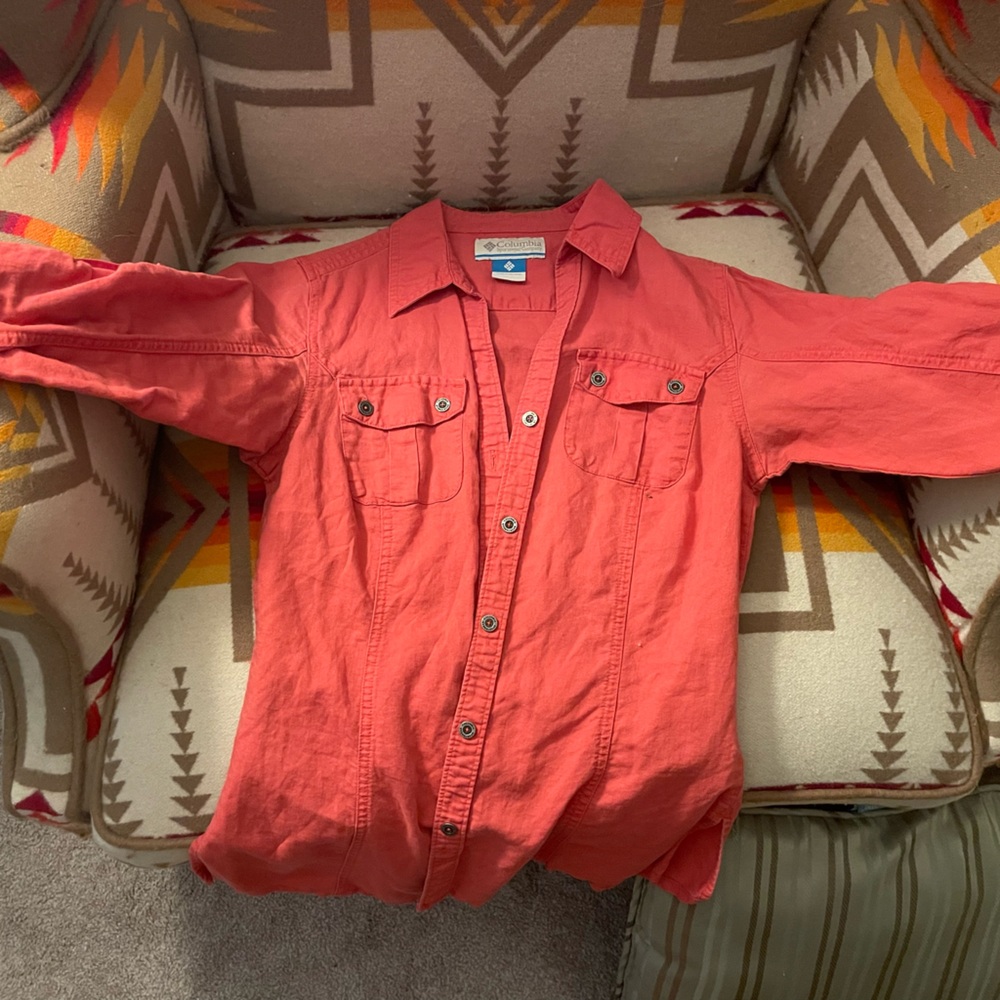Columbia button down shirt